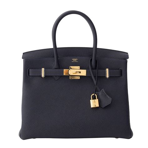 hermes birkin blue nuit|Hermès Birkin 30 Bleu (Blue) Nuit Togo with Gold Hardware.